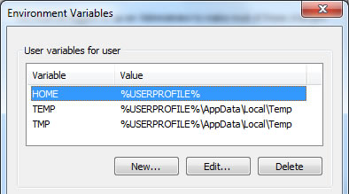 environment variable